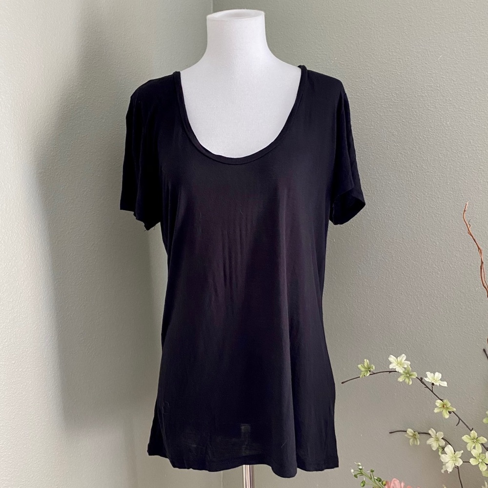 Trouve Black Basic Top